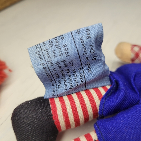 Raggedy Ann and Andy 1968 Knickerbocker Vintage Stuffed Toy Dolls - Picture 5 of 12